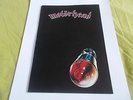 MOTORHEAD BOMBERS 1982 TOUR PROGRAMME