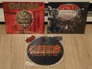 KREATOR - GOLD VINYL LP SET VIOLENT REVOLUTION + ENEMY OF GOD + SLIPMAT+PATCH