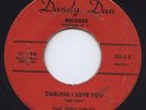 The Teen-Tones RARE Doo Wop 45 DANDY DAN 2 Darling I Love You Miss Sweet HEAR