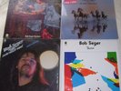 BOB SEGER LP LOT(4) - SEVEN-MONGREL-NIGHT MOVES -AGAINST THE WIND-VG+