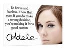 Adele 30x20 Inch Canvas - Framed Picture Print