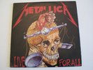METALLICA Live For All 2LP 1988 Rare