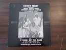 Sonny Terry  red vinyl LP on Mad Albino autographed by Johnny Winter