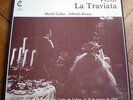 Verdi La Traviata - Callas Kraus - Live Lisbon 1958 - Carillon stereo 3LP box NM