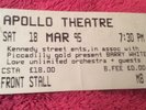 BARRY WHITE - concert Ticket Stub Manchester Uk 1995