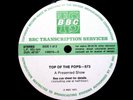 BBC TRANSCRIPTION - 573 - 1975 LP - PINK FLOYD, CAMEL, WINGS, STEELEYE SPAN, MUD