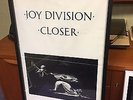 Genuine 1980 Factory Records Promo Poster For Joy Division Closer Album