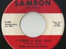 Ognir And The Nite People I Found A New Love Rare PA Garage Samron Records 45