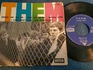 UNIQUE PICTURE SLEEVE ROCK BEAT THEM VAN MORRISON EP FRANCE DECCA 1966