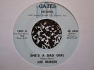 Northern Soul Funk Crossover 45 LEE MOSES she’s a bad girl GATES listen