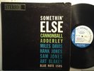 CANNONBALL ADDERLEY - somethin else - BLUE NOTE 1595 47 W 63RD DG RVG EARMARK