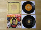 Elvis 45rpm record Lot:  Orange Label Gold Standard, Black Label Blue Christmas