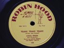 Louis Prima-Keely Smith/Yeah Yeah Yeah-Lonely Feeling/78 rpm/Robin Hood 105/NOS*