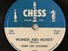 HEAR  1954 Blues 78 JOHN LEE HOOKER Women And Money/It's My Own Fault CHESS 1562