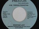 Modern Soul Outsider 45 - Deborah Washington - Shortest Lady - mp3 - rare