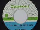 Northern Soul 45 - Four Mints - You Want To Come Back - Capsoul - VG+ mp3