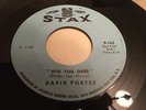 Northern Deep Soul 45 DAVID PORTER Win You Over STAX Can't see you when I want