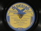 78 RPM -- Riley Puckett (2 78s), Bluebird 5818 (Hawkins) & 7373, E+ & E, Country