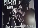 BOYD RICE,NON    LIVE AT EMPTY BOTTLE 2013    10