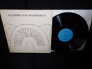 ALEXANDER VON SCHLIPPENBACH -  1ST. PRESS. FREE JAZZ / KRAUTROCK 1969