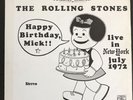 ROLLING STONES HAPPY BIRTHDAY MICK NYC JULY 1972 WIZARDO/TMOQ LP PURPLE VINYL EX