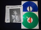 rolling stones  get your rocks off  blue & green  vinyl  rare label   tmoq rare