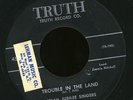 Selah Jubilee Singers - Trouble In The Land - Gospel 45 HEAR