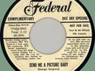 MEL WILLIAMS Send Me a Picture Baby / Little School Girl 45rpm Federal 1955