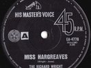 Richard Wright Group Rare OZ 45 Miss Hargreaves VG+ ’66 HMV Garage Missing Links