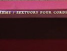 Brahms: Sextuor pour Cordes, 2LP set CFD Stéréo 2395/96 EX+