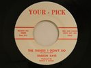 Sharon Kaye 45 THE THINGS I DIDN'T DO / LITTLE SPARROW  VG++ MI teen pop