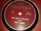 MARTY ROBBINS : KNEE DEEP IN THE BLUES / THE SAME TWO LIPS.  Canada.78rpm (1956)