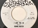 * RONNIE MASTER I Love You So/I Don't Know TEEN ROCKER DOO WOP Landa 45 HEAR