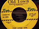 Solitaires | DooWop  45 | Fine Little Girl / Honeymoon  | Old Town O.T. 1019
