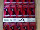 Michael Jackson - 2009 O2 Concert Tickets Sheet. Uncut - Red. Hologram
