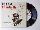 James Allen Record As A Man Thinketh 1963 Success Motivation Institute Vintage