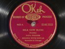 78 RPM -- Papa Freddie (Spruell), Okeh 8422, E  Blues
