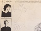 U2: Fully signed BOY album cover 1983 - Bono, Edge, Larry Mullen & Adam Clayton.