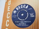 BILLY BOYLE   MY BABY'S CRAZY 'BOUT ELVIS - RARE UK DECCA 1962