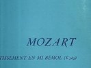 FRENCH DF 45 TRIO PASQUIER PLAYS MOZART LP:DIVERTISSEMENT EN MI BEMOL