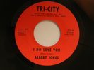 Albert Jones 45 I DO LOVE YOU / YOU MUST BE A BLESSING   Tri-City VG++ Detroit