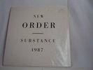 NEW ORDER SUBSTANCE ORIGINAL 1987 IN ORIGINAL PLASTIC IN PLASTIC SLEEVE EX CON.