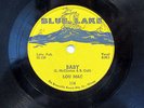 LOU MAC-BABY /SLOW DOWN ON BLUE LAKE DEEP R&B BLUES 78RPM
