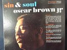 OSCAR BROWN JR Sin & Soul 6 EYE COLUMBIA US Press STEREO LP COMPANY INNER