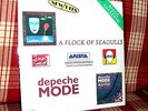 DEPECHE MODE / FLOCK OF SEAGULLS rare italian 45 j.box in special picture sleeve