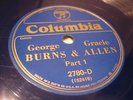 EARLY RADIO BURNS & ALLEN Part 1/2 ROYAL BLUE COLUMBIA 2780