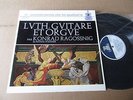KONRAD RAGOSSNIG LUTH GUITAR ORGAN PANORAMA DE LA GUITARE NO3 ERATO RARE LP