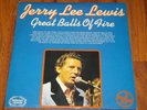 JERRY LEE LEWIS 3x LP BOX  Great Balls Of Fire -70`s rockabilly/rock and roll EX