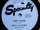 PERCY MAYFIELD 78 Lost mind / The lonely one SPECIALTY (DJ) R&B vs119