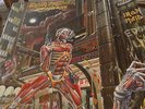 IRON MAIDEN Somewhere In Time SJ 12524 Sterling LP Vinyl VG++ Sleeve 1986 CLEAN